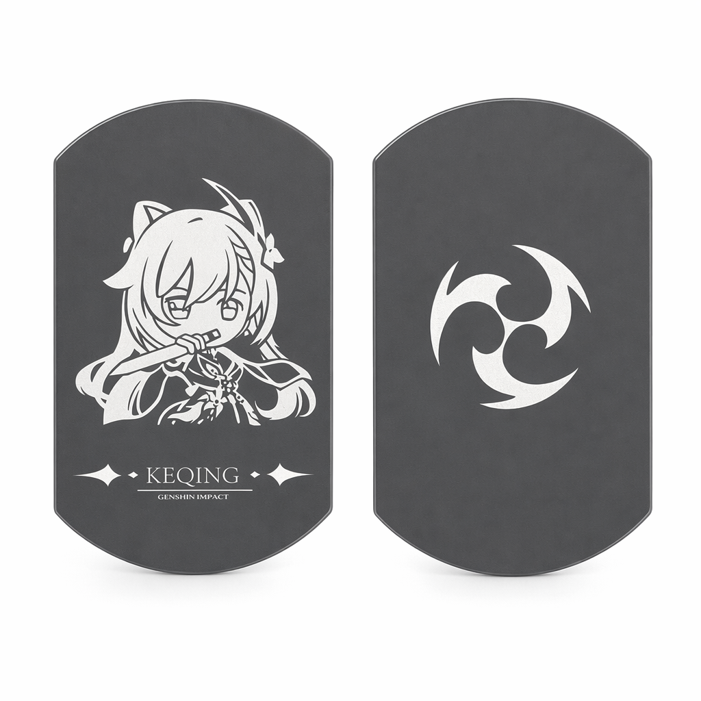 Genshin Impact Character Necklaces with Tag Keqing