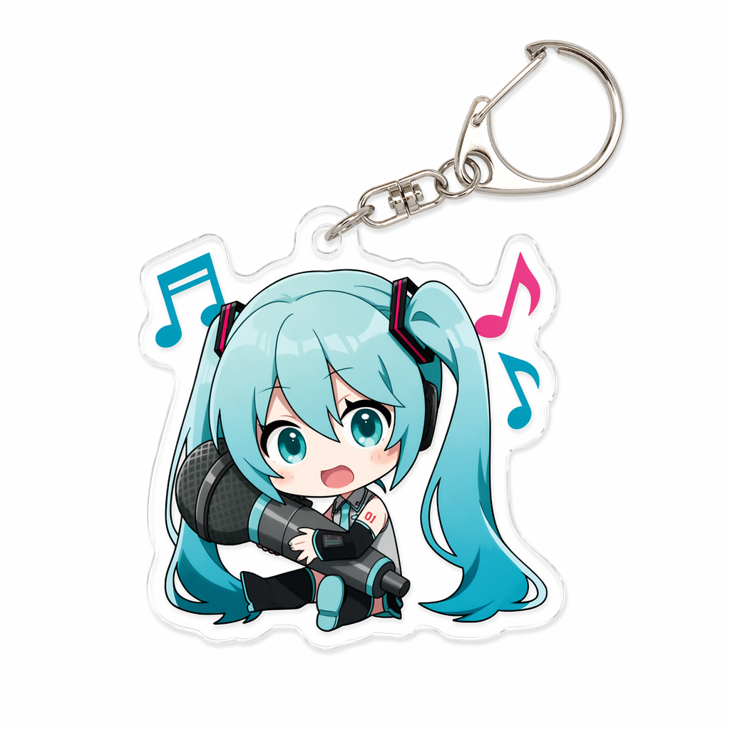 Cute Miku Keychains from Project DIVA E