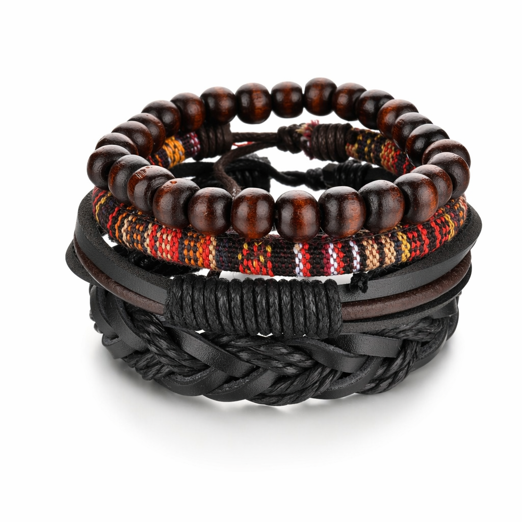 Gothic Layered Bracelet for Men S99B22