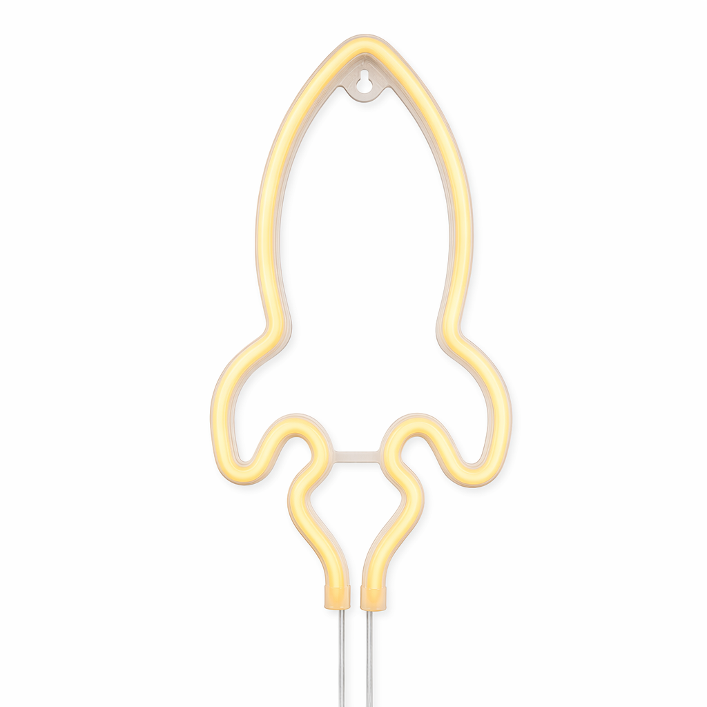 Rocket Neon LED Lights - Cosmic Charm! E