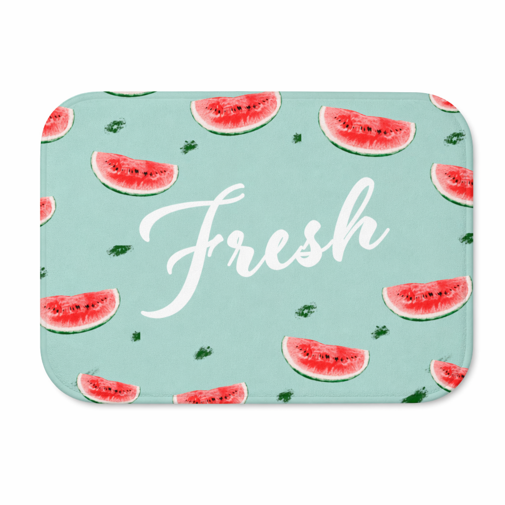 Refreshing Watermelon Bathroom Rug Default