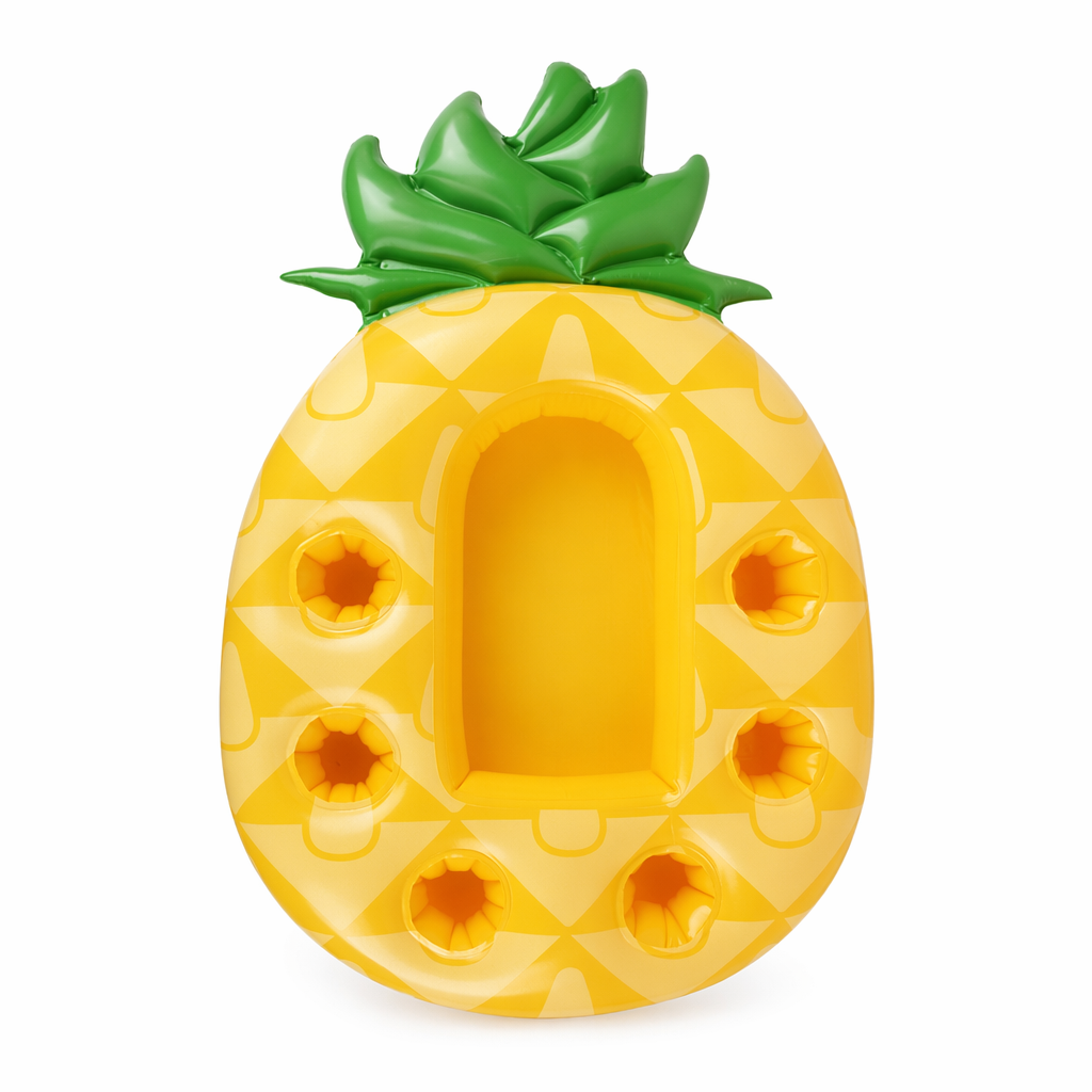 Food-Inspired Floating Tables for Swimming Pools Pineapple