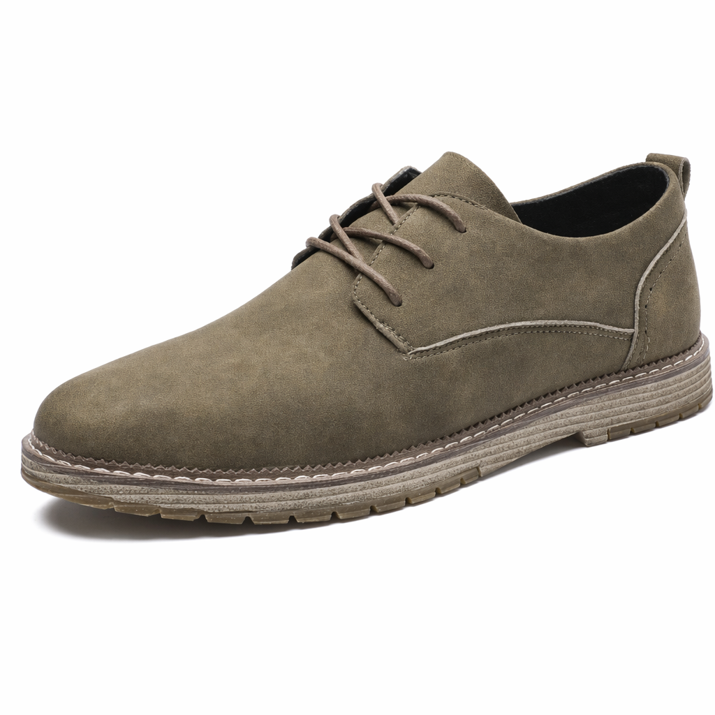 Casual Lace Up Shoes for Men in Faux Suede Default