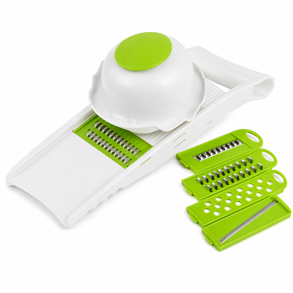 5-Blade Stainless Steel Vegetable Slicer for Efficient Chopping of Various Vegetables Default