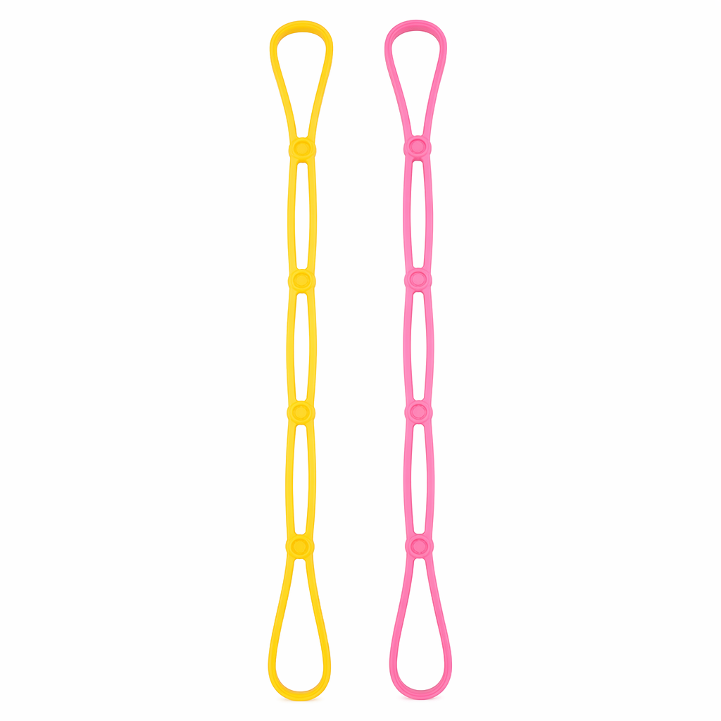 Yoga Band with Silicone Resistance YELLOW