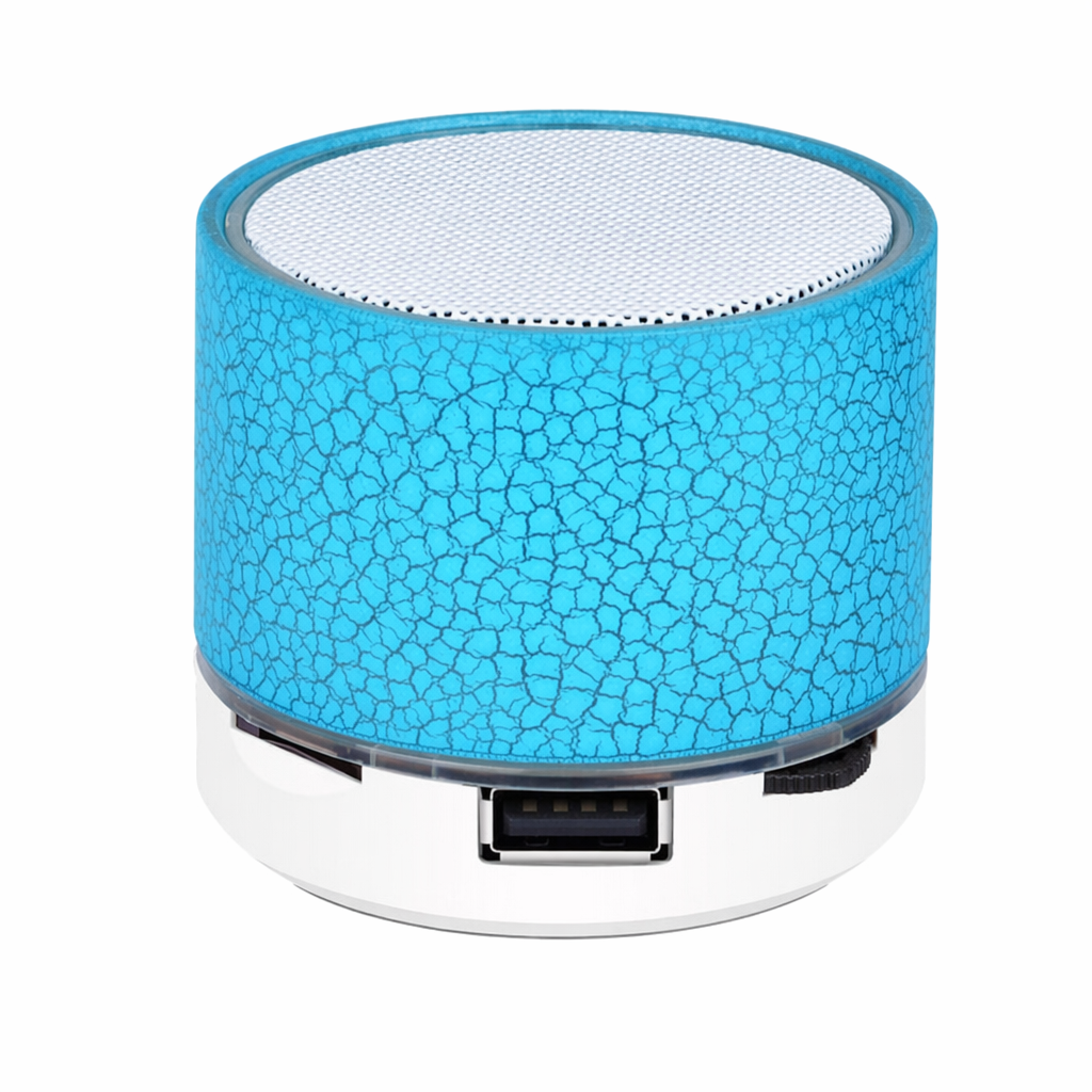 LED Mini Bluetooth Speaker - Portal Edition Blue
