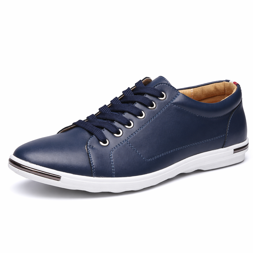 Casual Lace-Up Shoes for Men's Street Style Blue