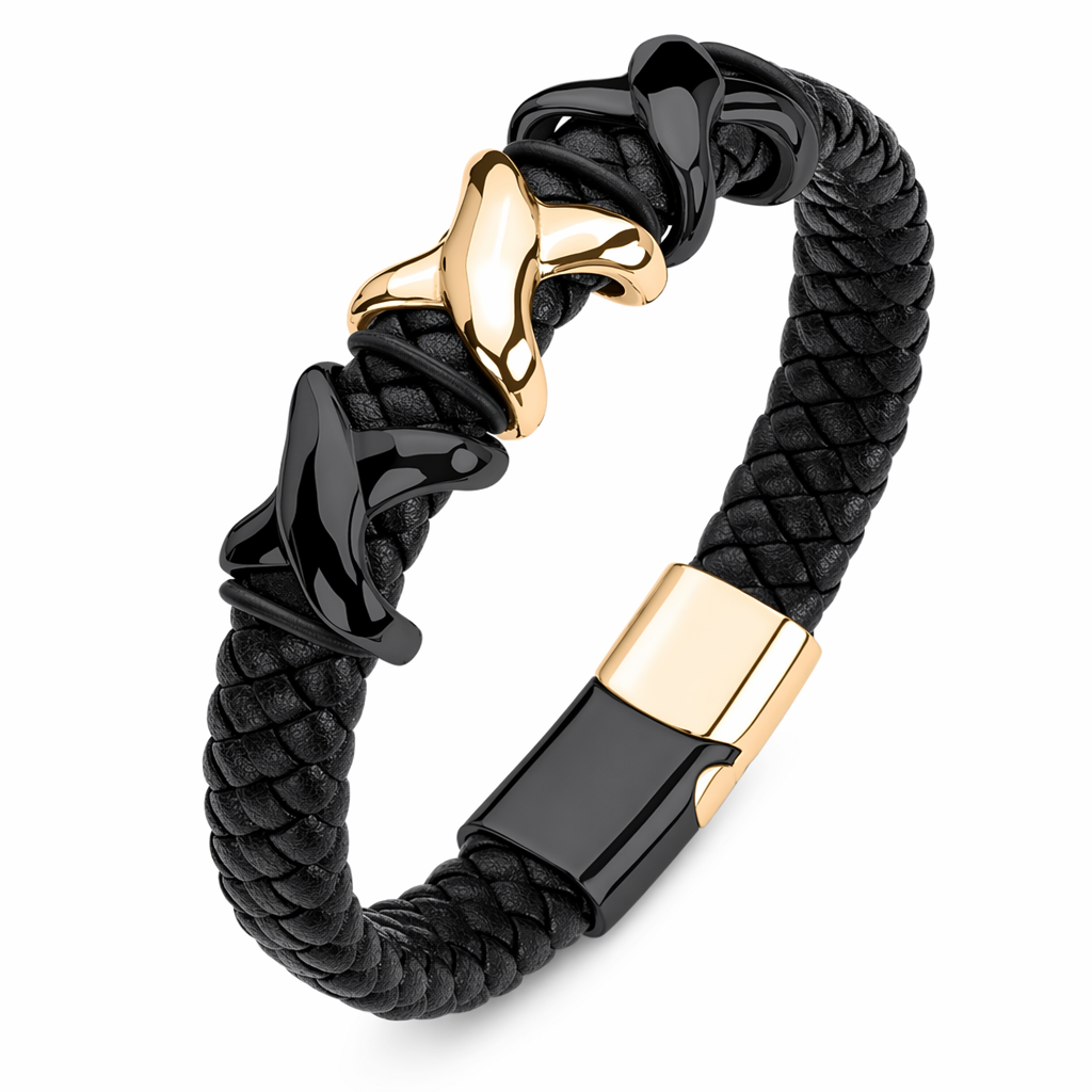 Braided Charm Bracelet Made from Vegan Leather 29