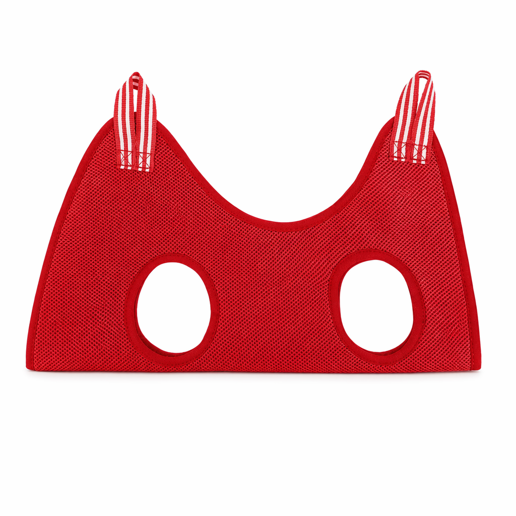 Hammock Cat Grooming Restraint Bag Red
