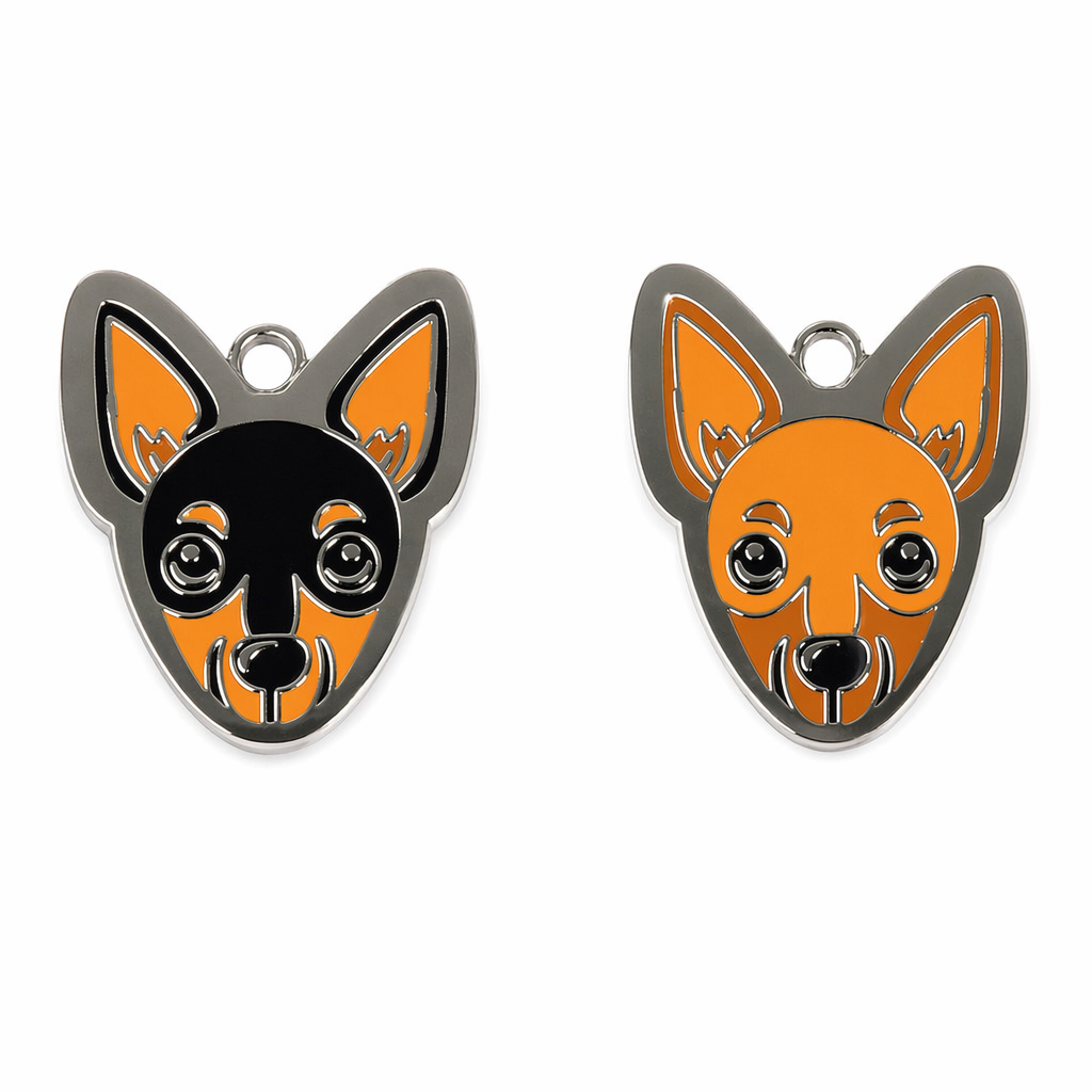 Customizable Miniature Pinscher ID Tags Default