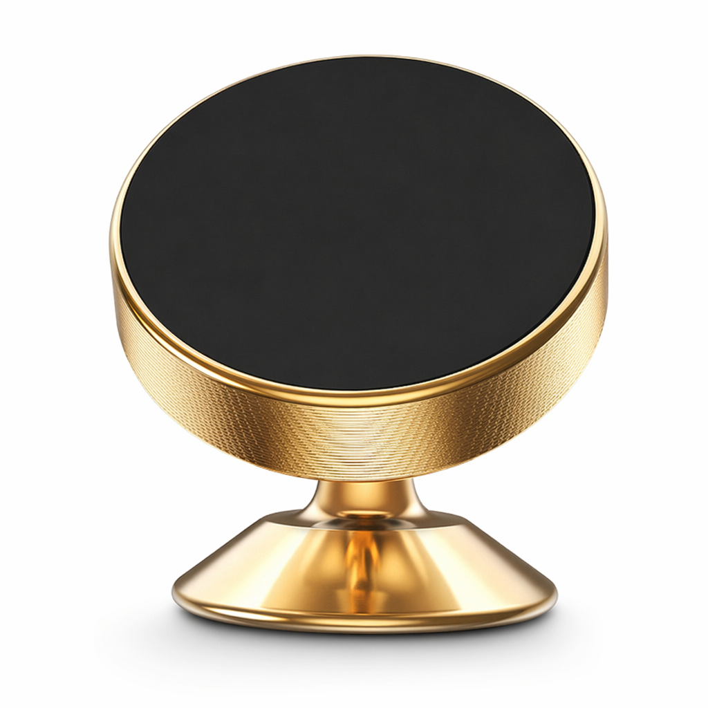 Magnetic Phone Holder for Vehicles Gold