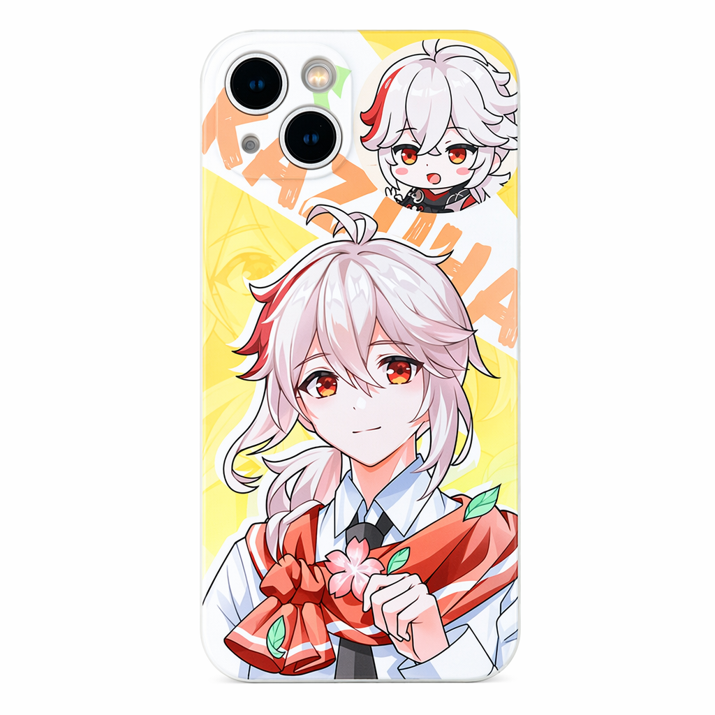 Genshin Impact Fanart iPhone Cases Kaedehara Kazuha
