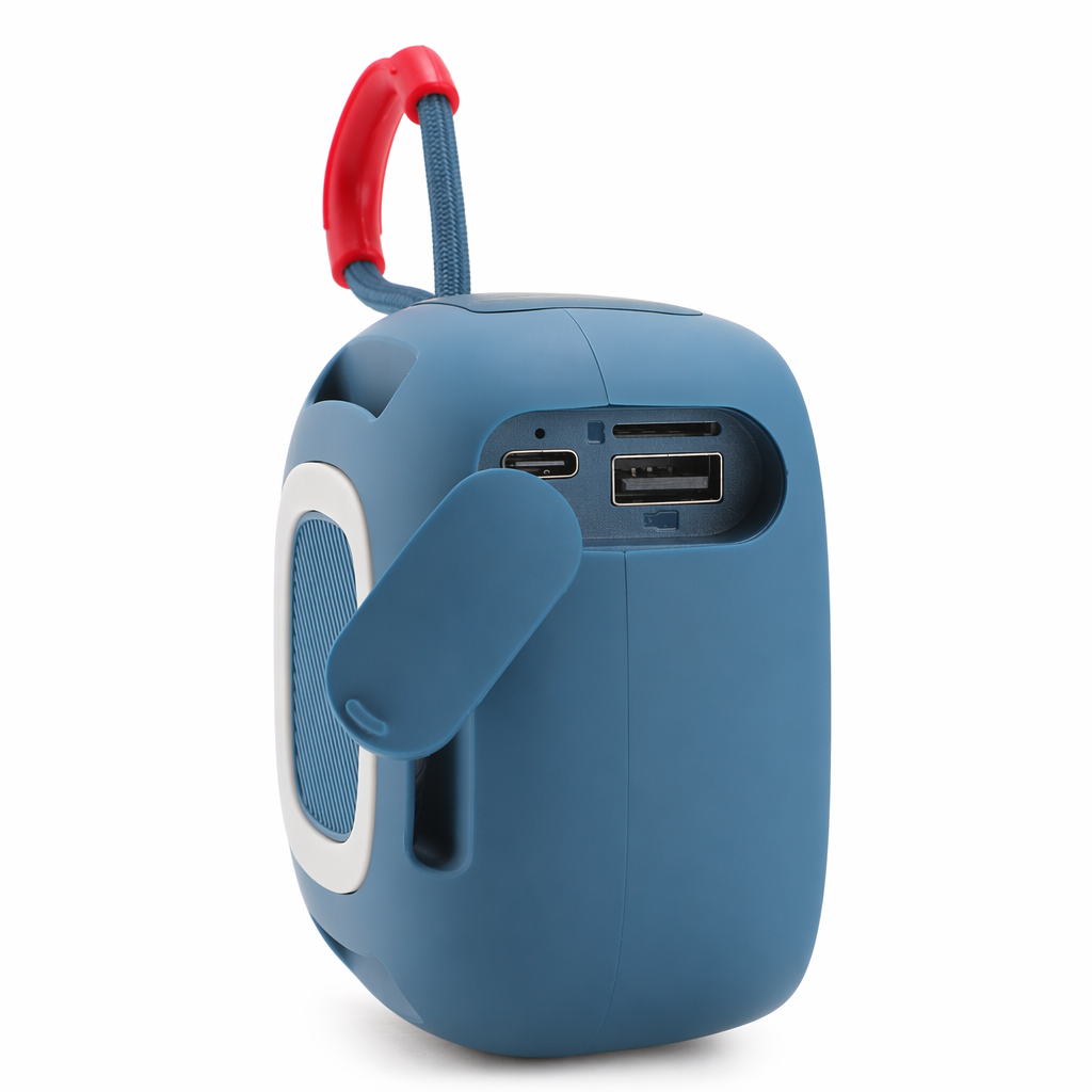 Portable Bluetooth Earbuds with Speakers Blue