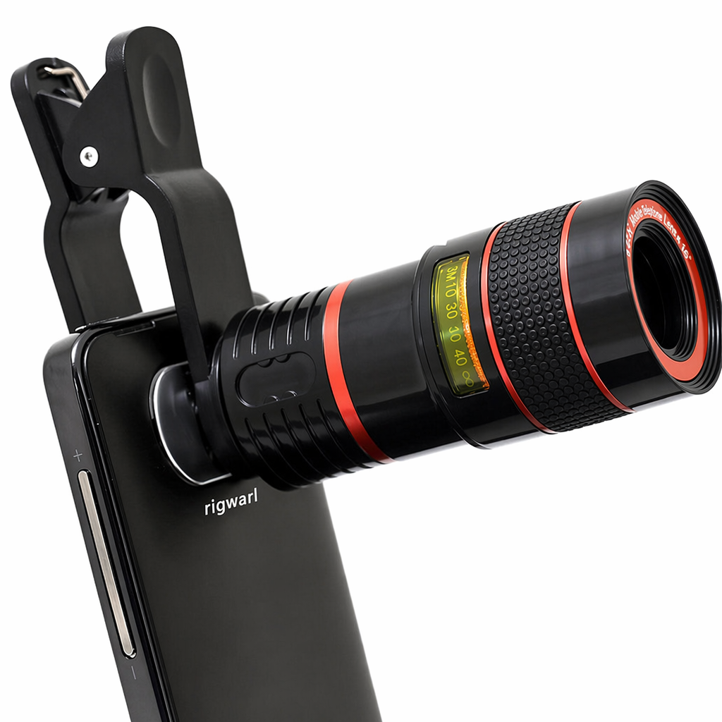 High-Definition Smartphone Lens with 8X Optical Zoom and Universal Clip Default
