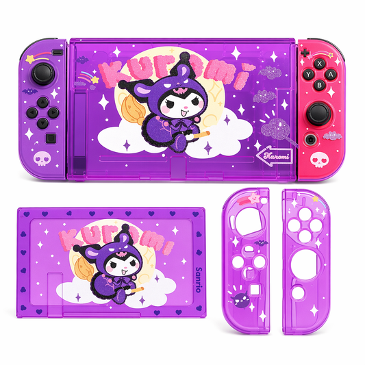 Kawaii Florescent Purple Switch Case Cover Default