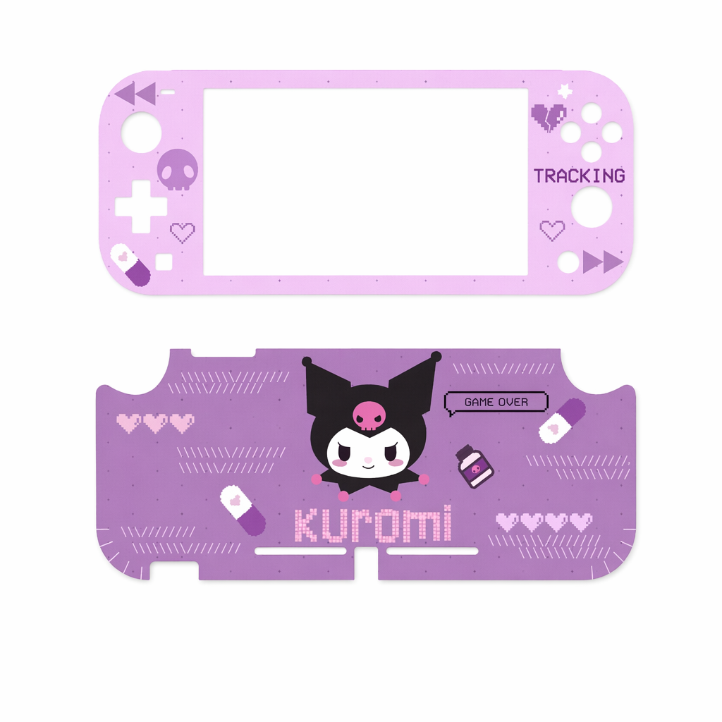 Cute Nintendo Switch Lite Vinyl Skin Purple