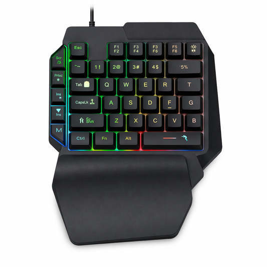 Gaming Keyboard with One-Hand RGB Illumination Default