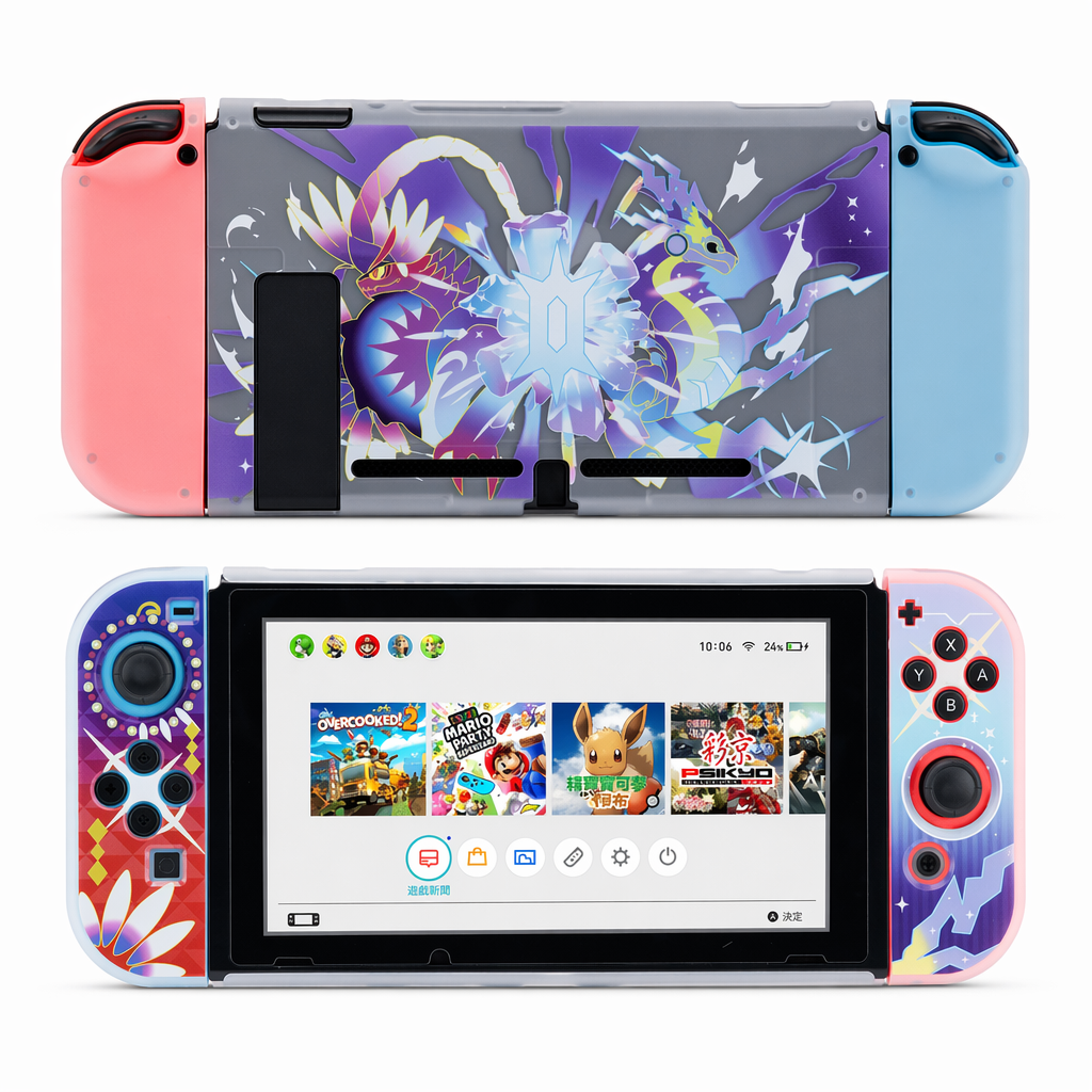 Scarlet and Violet Switch OLED Case Default