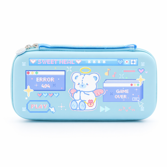 Pastel Animal Switch Carrying Case Blue