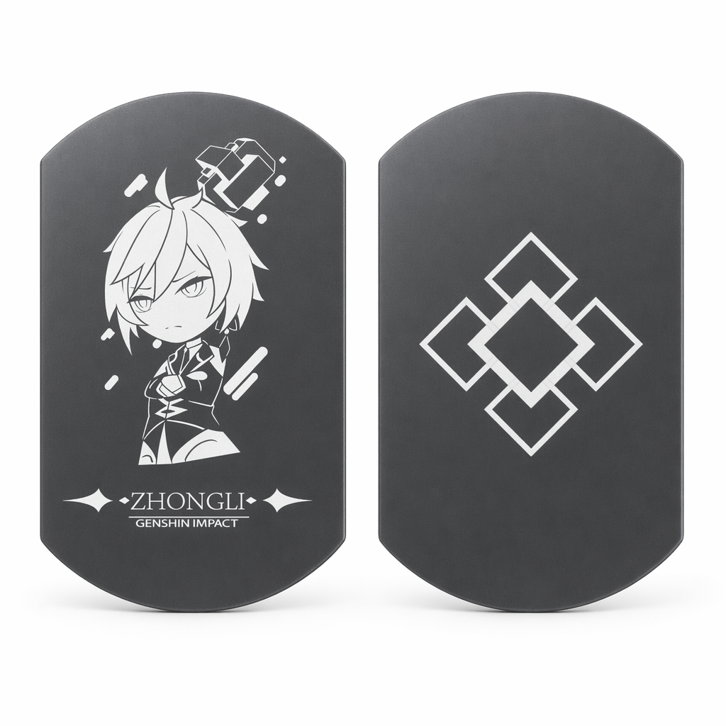 Genshin Impact Character Necklaces with Tag Zhongli