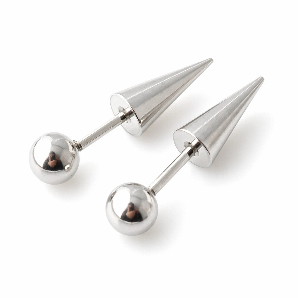 Spike Screw Earrings for All Genders Color 2
