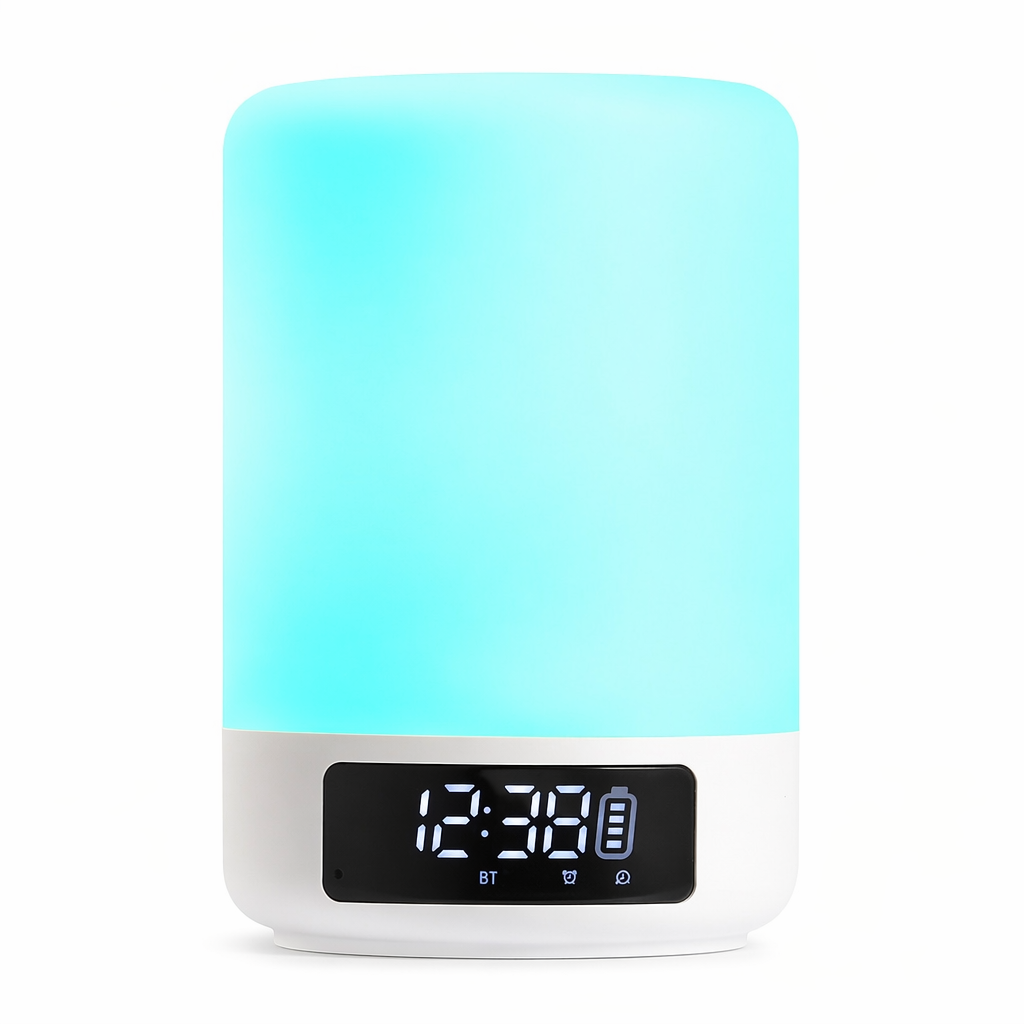 Enhanced Wireless Bluetooth Speaker with Touch-Activated Colorful LED and Powerful Bass Default