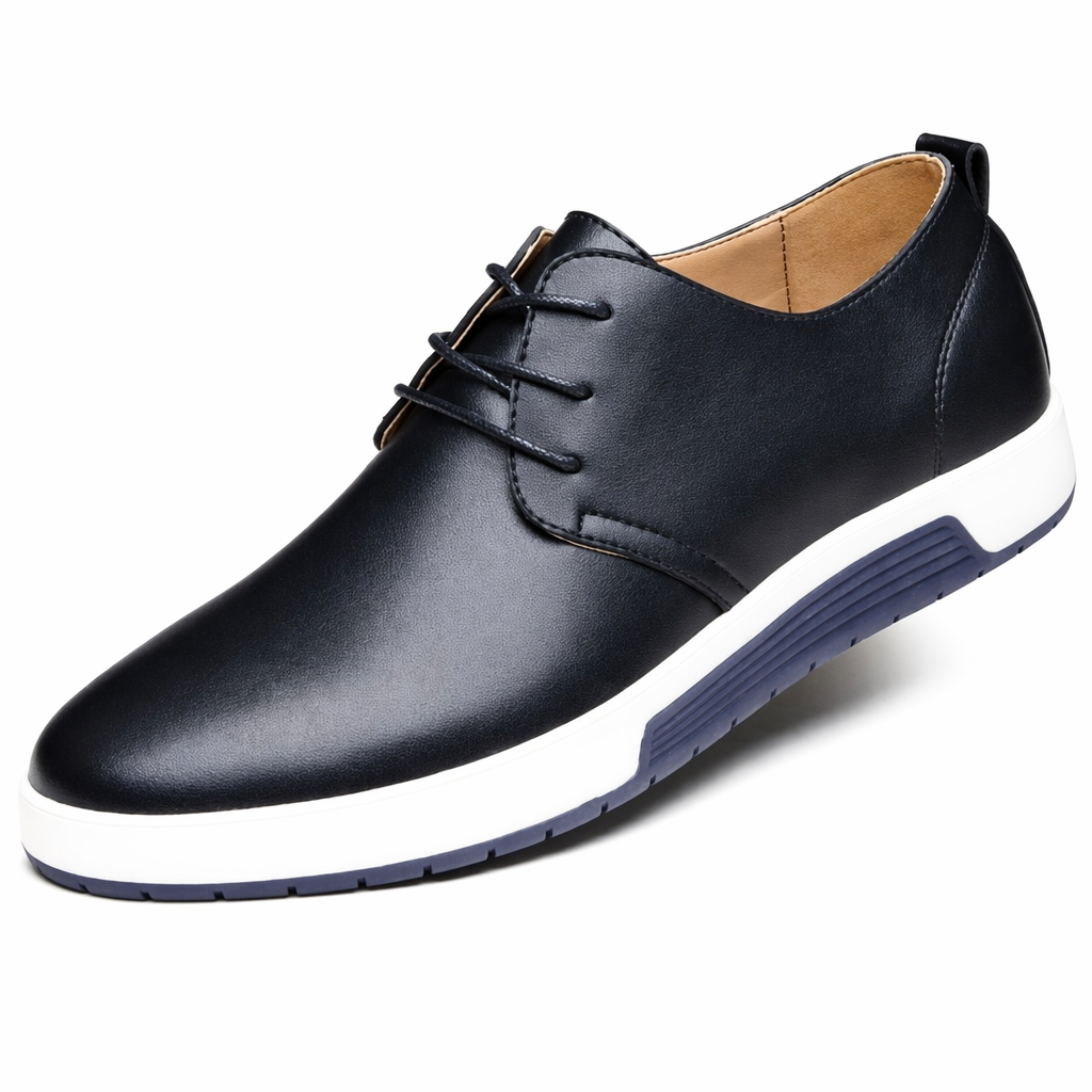 Black Leather Shoes for Men: Embrace Street Style Elegance Default
