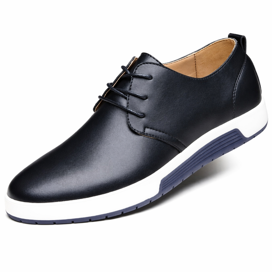 Black Leather Shoes for Men: Embrace Street Style Elegance Default