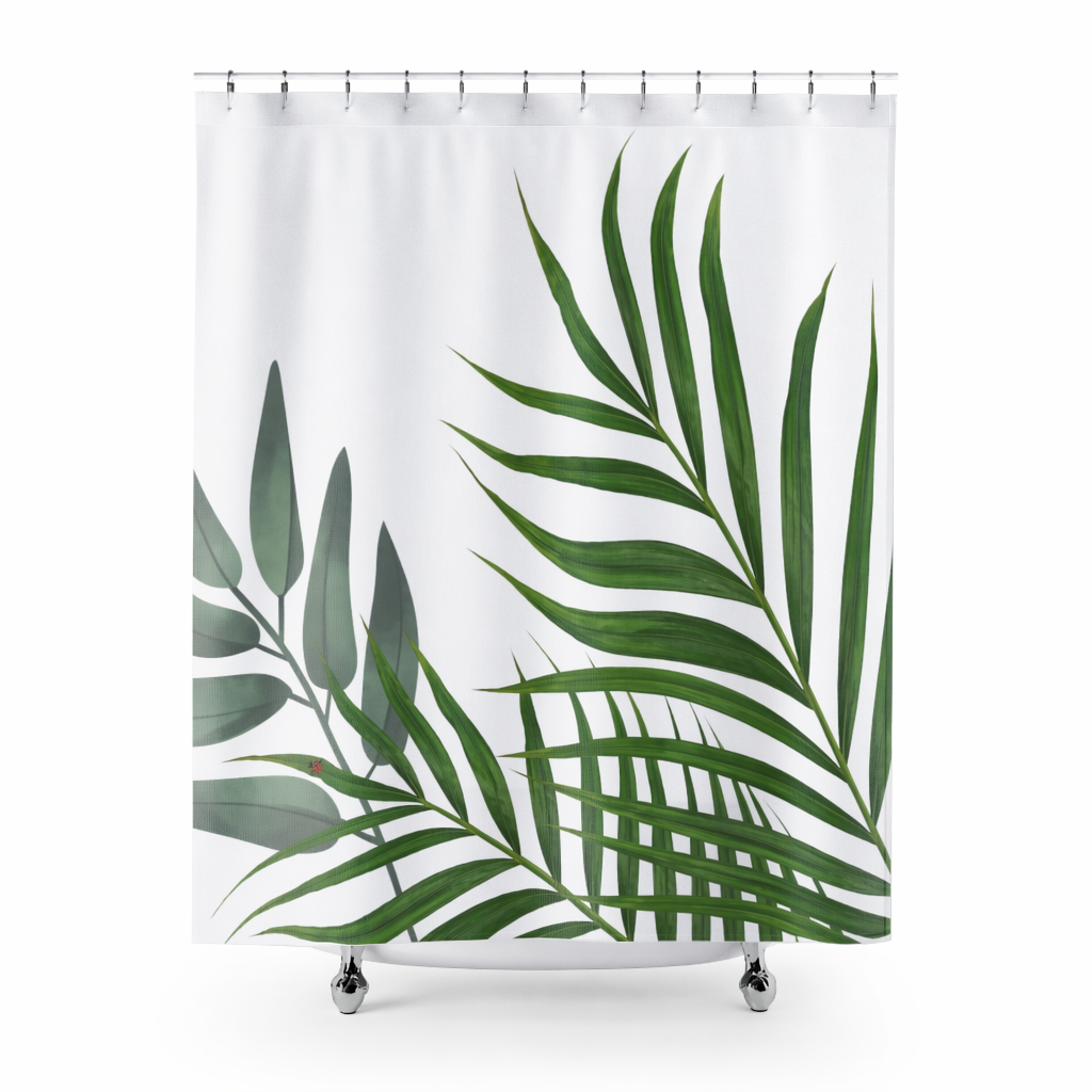 Bug-Loving Botanical Shower Curtains Default