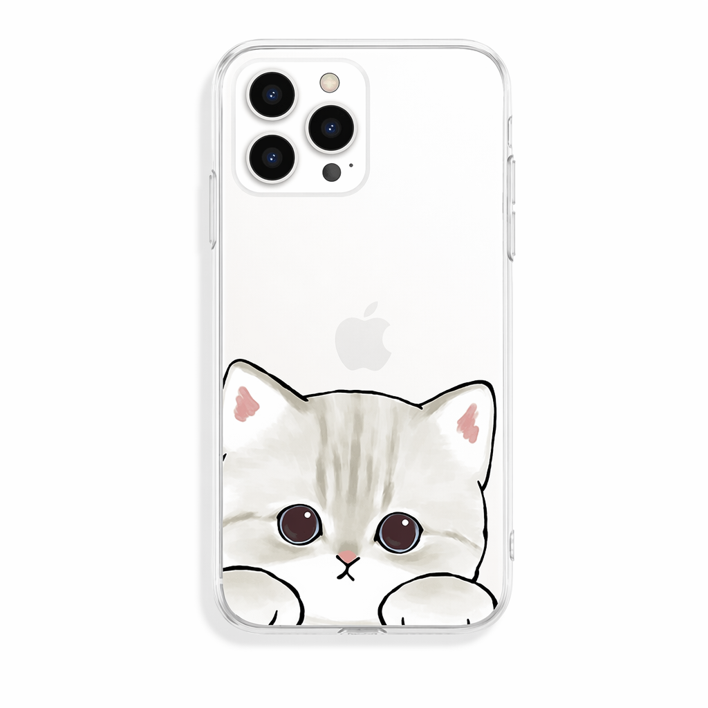 Cute Cat iPhone Case with Protection C