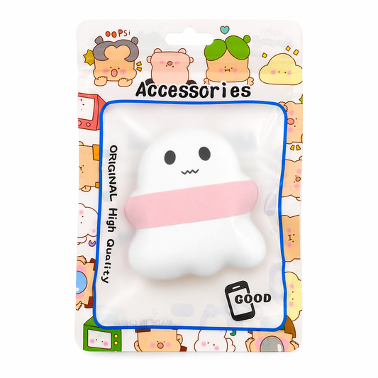 Ghostly Puff Sponge for Haunting Beauty Pink