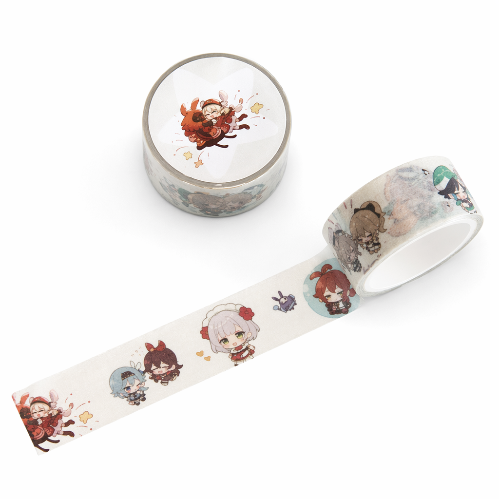 Genshin Impact Character Washi Tape Collection F