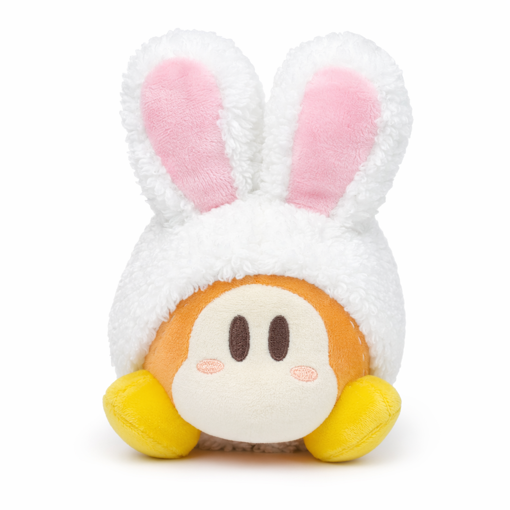 Rabbit Ears Kirby Plush Toy Orange