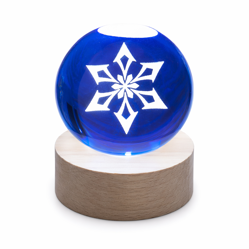 Genshin Impact Element LED Lights: Enchanting Decor Cryo