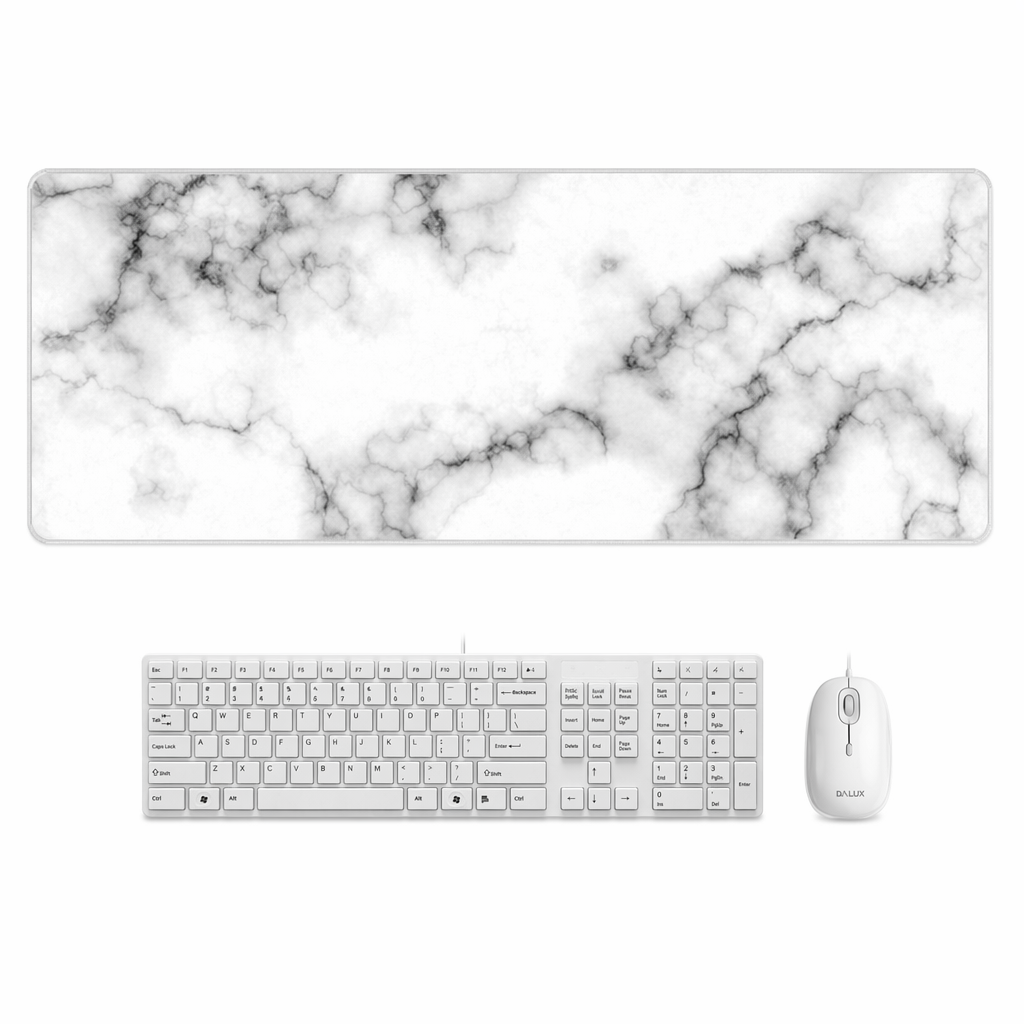 Large Marble Desk Pad for Gamers 1