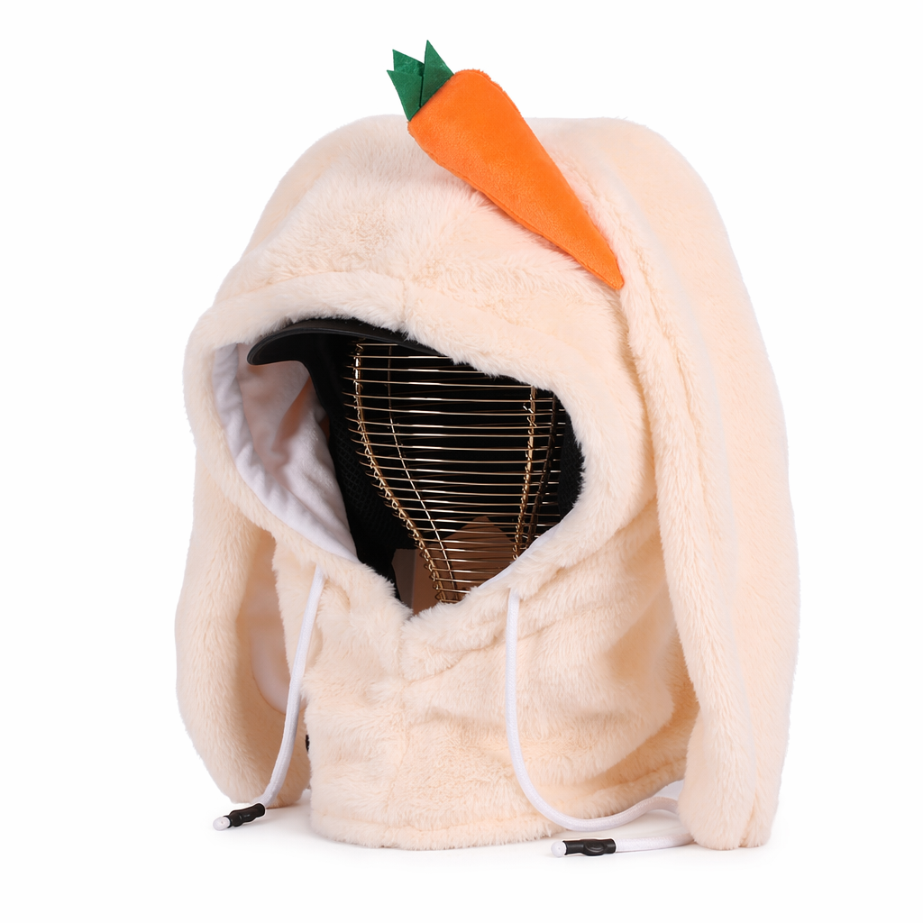 Animal Ski Balaclava with Adjustable Strap Beige