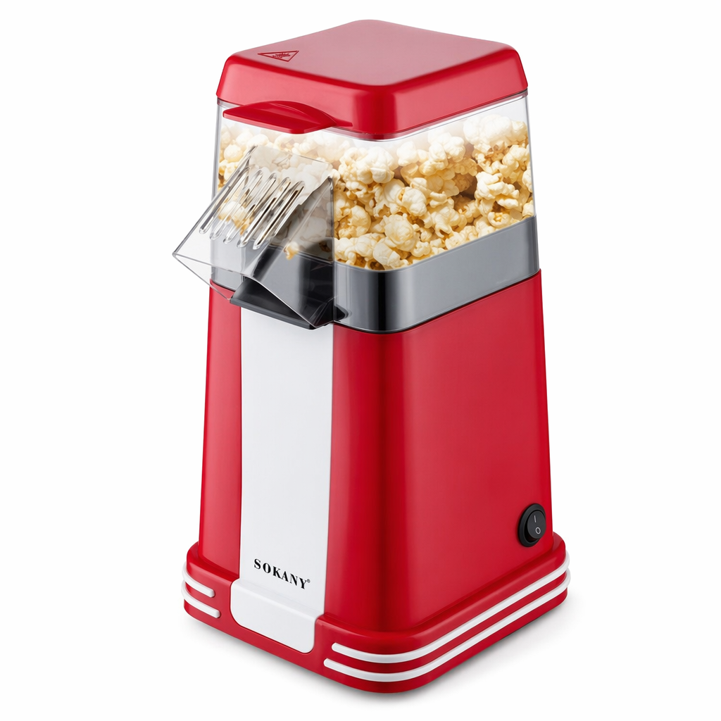 SOKANY Electric Popcorn Maker: Compact and Efficient Color 3