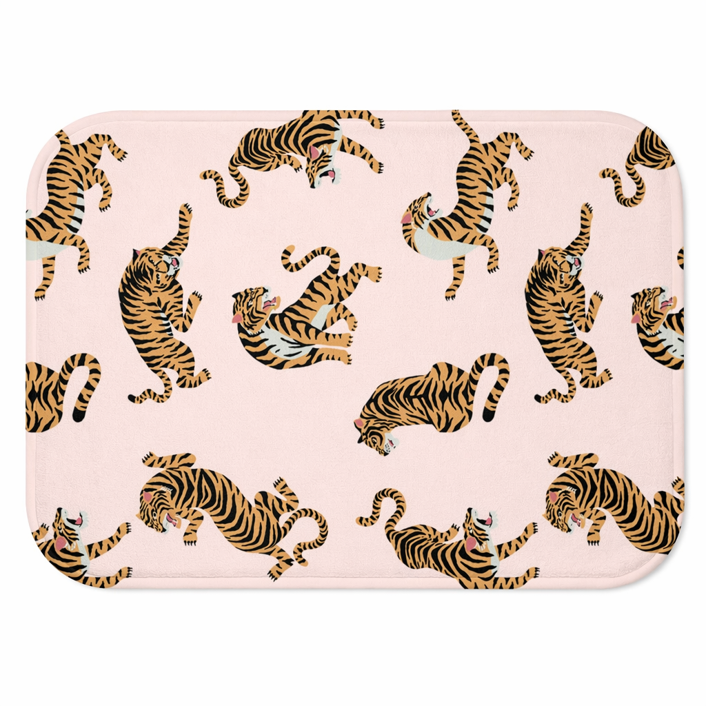 Home Accents Leopard Print Bath Mat Default