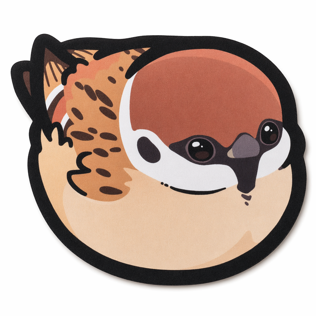 Chibi Bird Mouse Pads: Avian Charm B