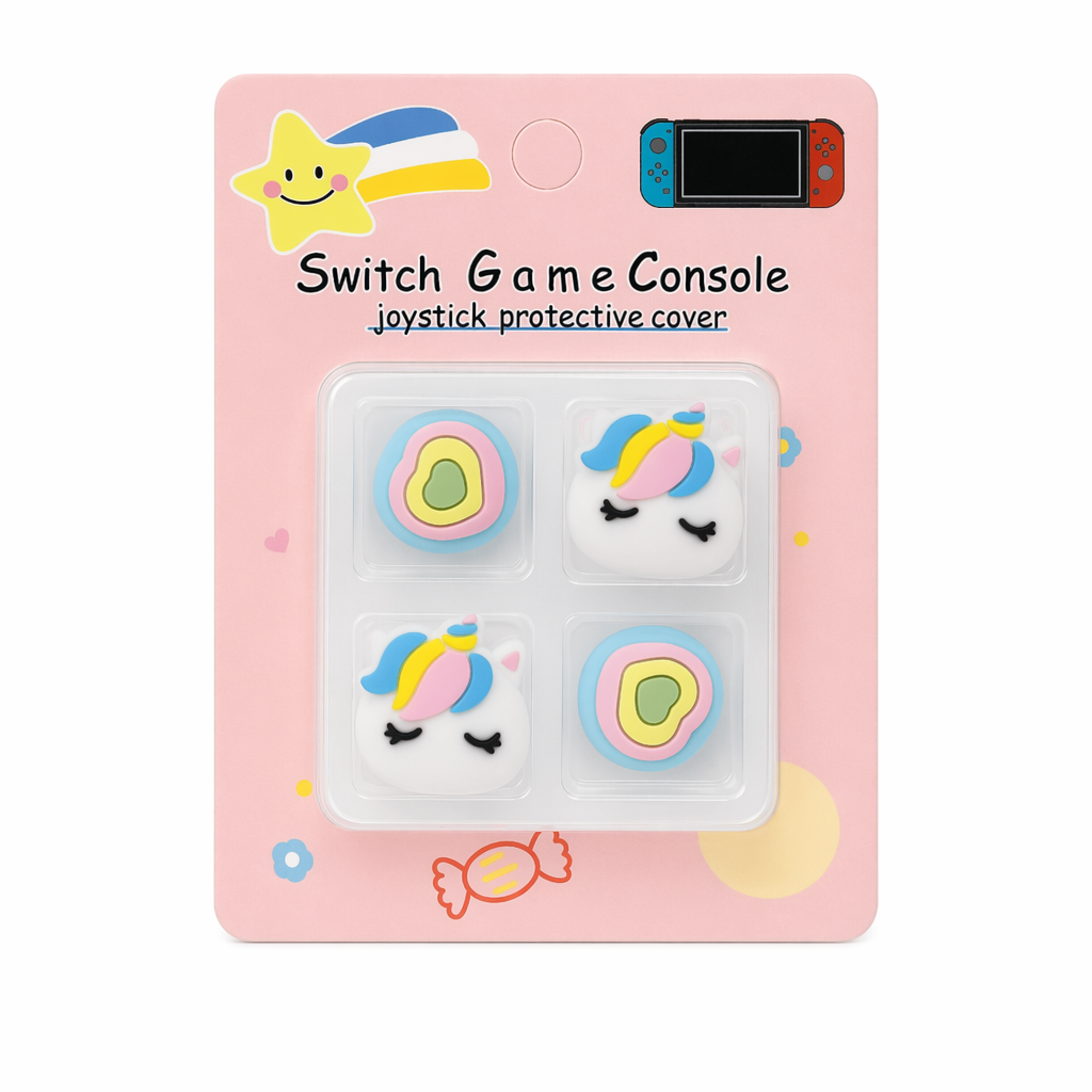 Kawaii Switch Thumb Grips with Joystick Caps H