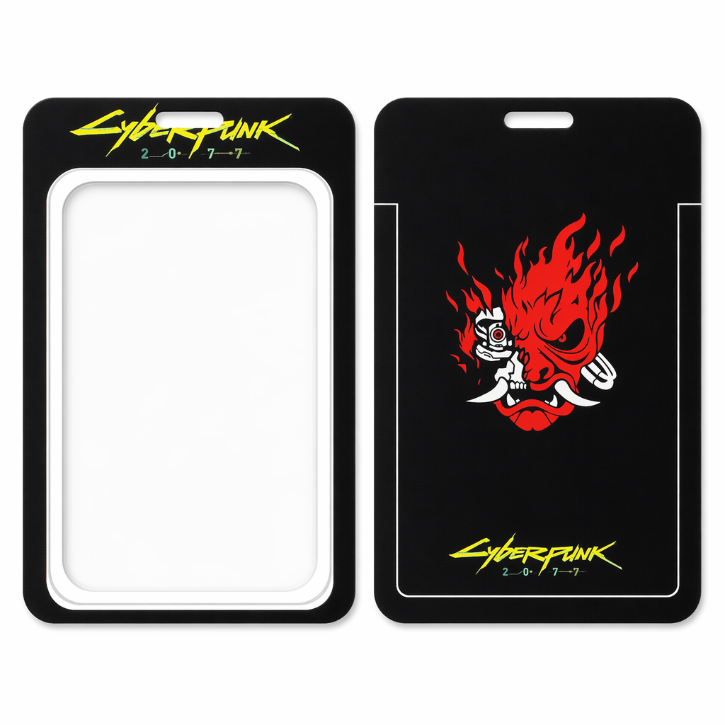 Cyberpunk 2077 Card Holders with Lanyard A