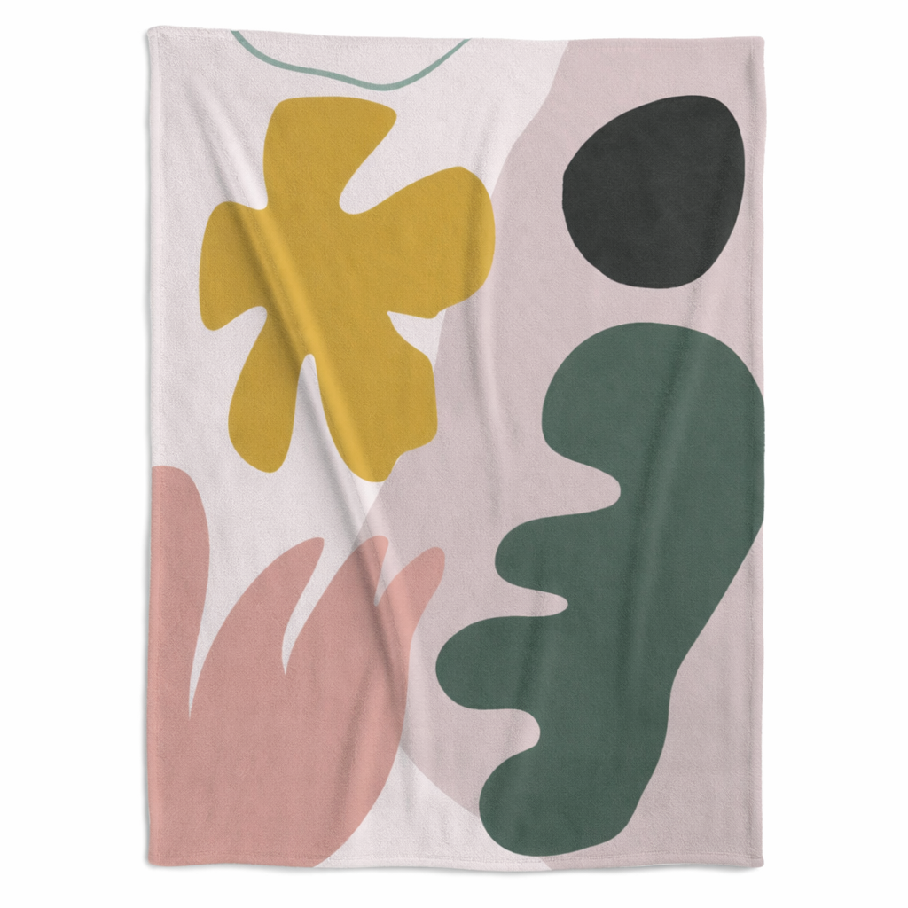 Plush Throw with Geometric Patterns Default