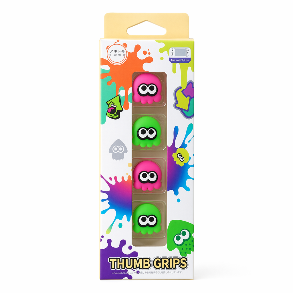 Cute Squid Switch Thumb Grips for Gaming B