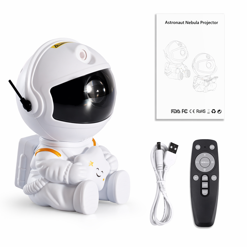 LED Galaxy Projector Lights for Kids Hold Stars White