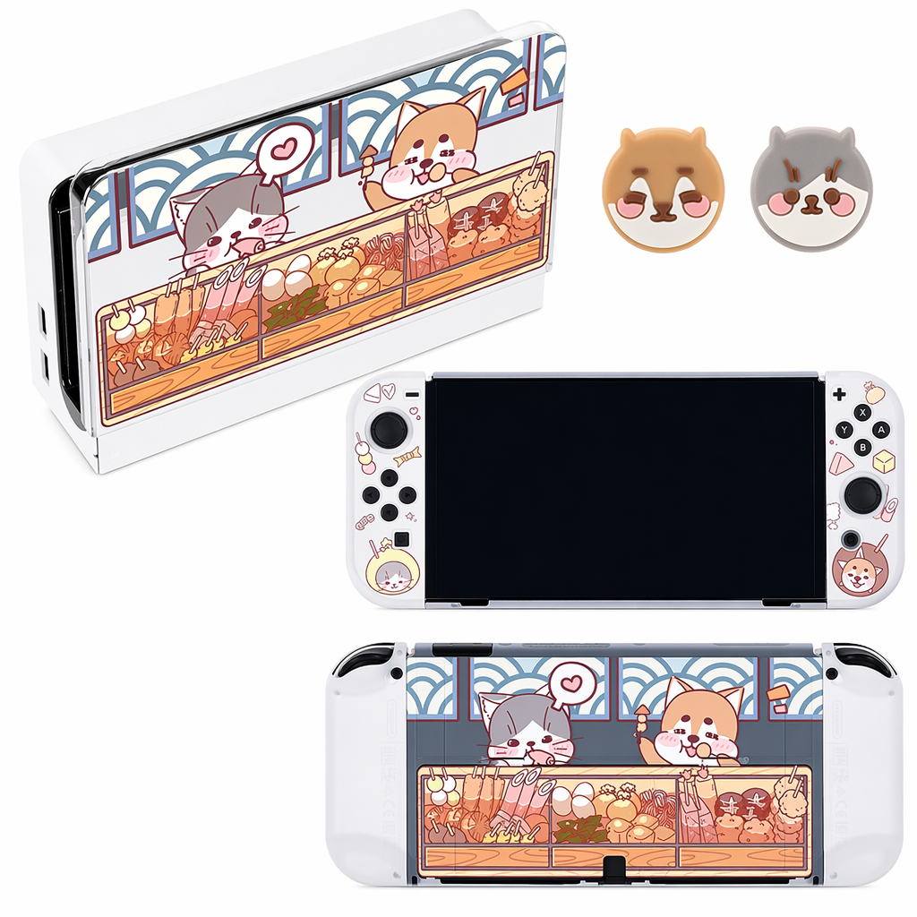 Cute Animal Nintendo Switch OLED Set E