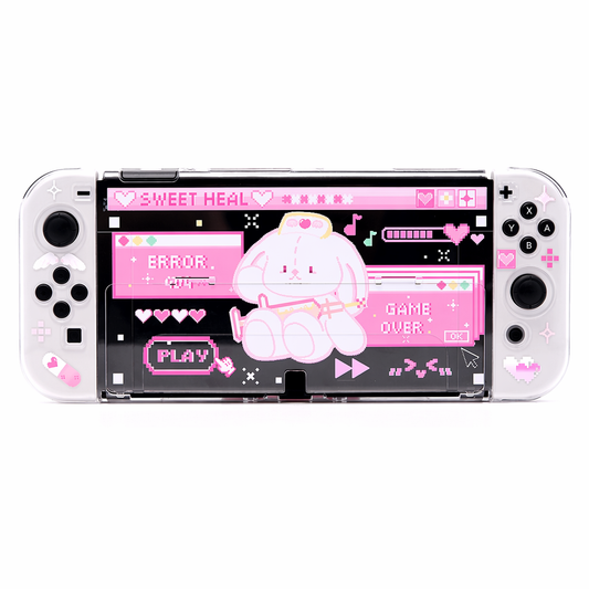 Cute Bunny Nurse Switch OLED Case Default