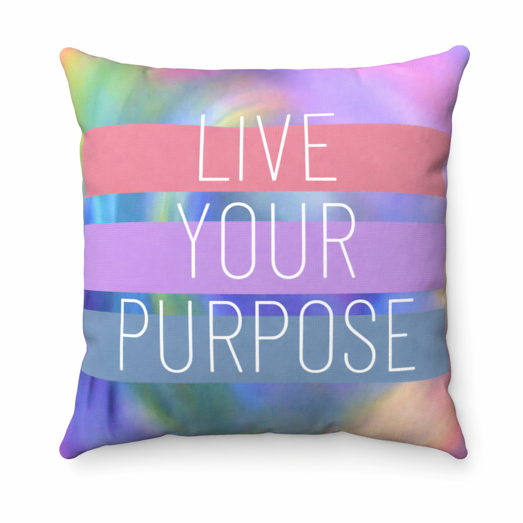 Purposeful Living Throw Pillow - Available in 4 Different Sizes Default