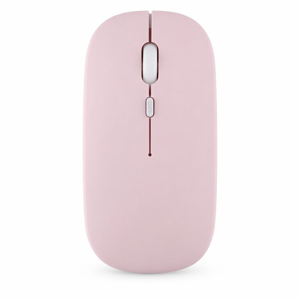 Vibrant Wireless Bluetooth Noiseless Mouse Pink