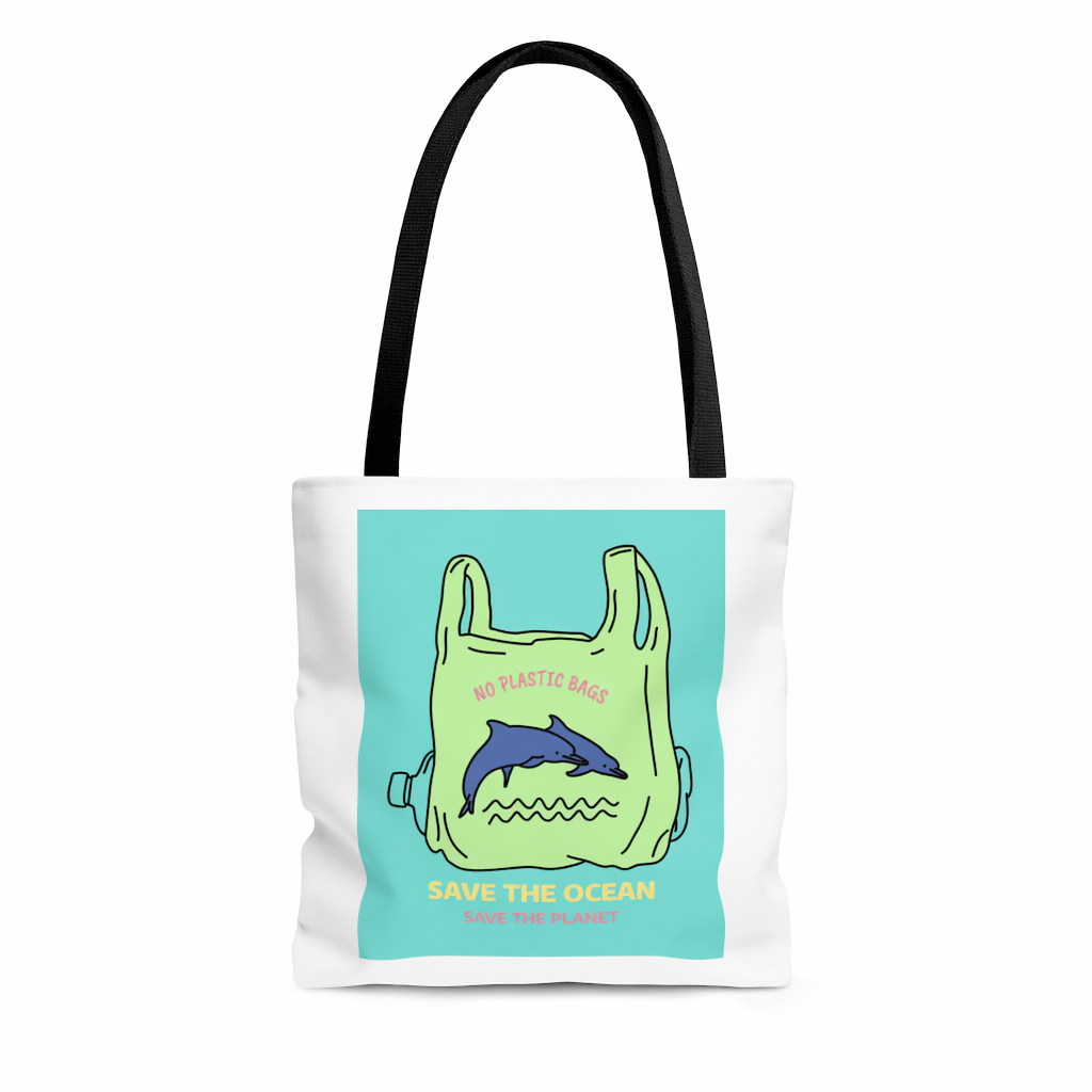 Earth-Saving Dolphins Edition Medium Shopper Tote Bag Default