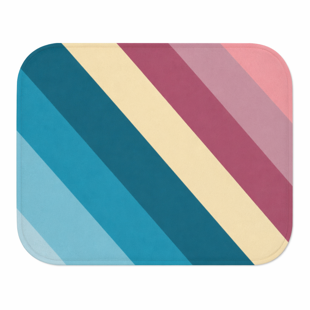Home Decor Striped Mat for Bathrooms Default